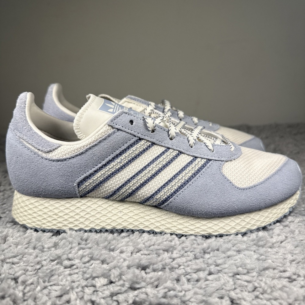 Adidas Originals Atlanta Women's 6.5 White Blue Grey Sneakers JI2893
